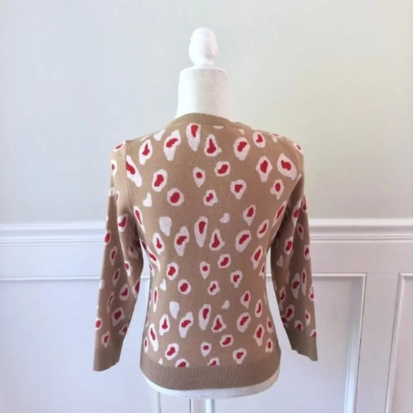 Banana Republic Cheetah Print Cardigan Sweater S - Picture 5 of 5
